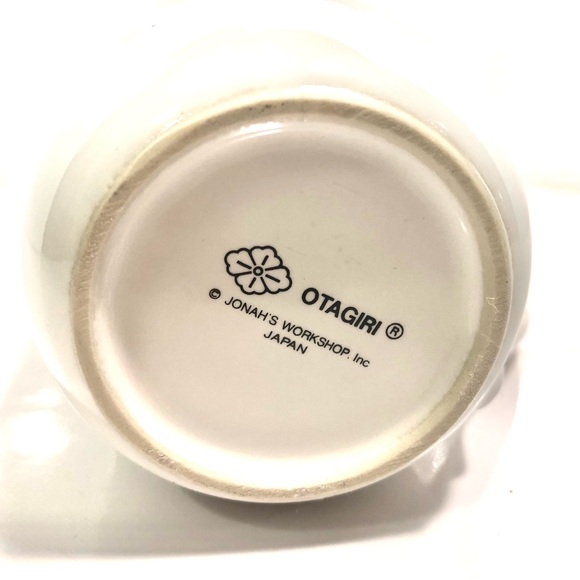 Vintage Otagiri White Mug with grey kitty. Signed. - Picture 6 of 6